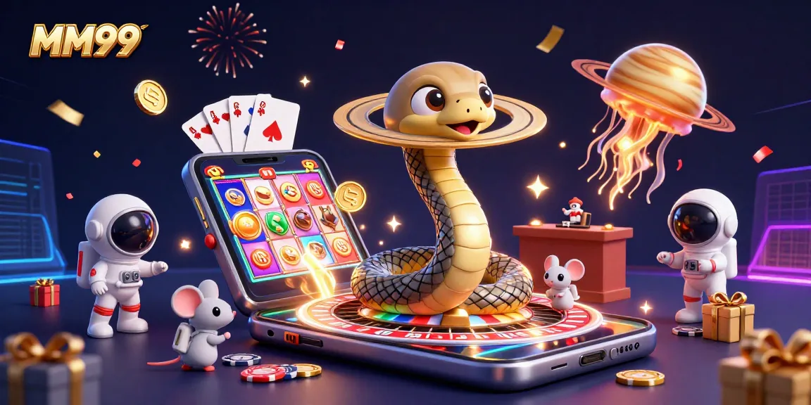 Experience thrilling gameplay at MM99 with colorful 3D casino characters and dynamic elements.