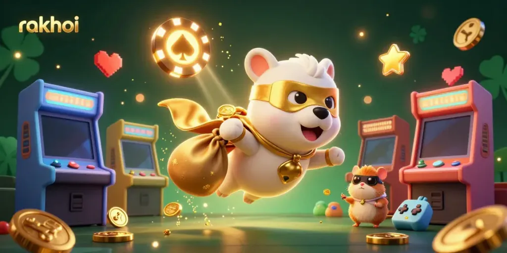 Experience high-stakes thrills with rakhoi and a superhero dog as they soar through a gambling paradise.
