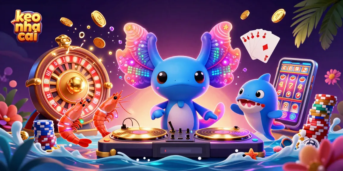 Experience the excitement of keo nha cai with vibrant gaming visuals and lively characters in action.