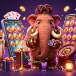 Experience online gaming dynamics at rikvip98 com with a vibrant 3D casino illustration showcasing rich game elements.